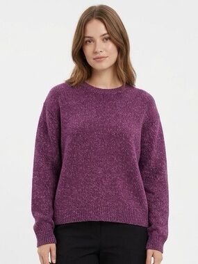Urban Outfitters Marled Plum Crewneck Sweater XL
